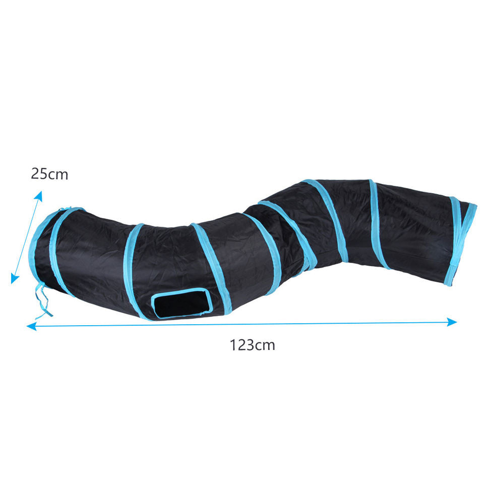 Tunnel pliable pour chat
